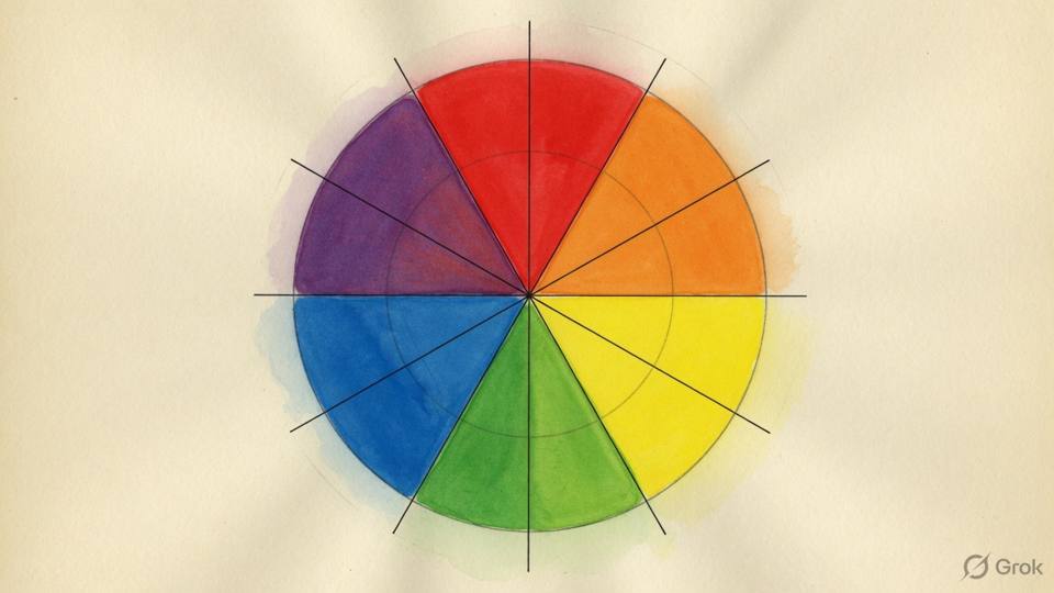 The colour wheel at the chair